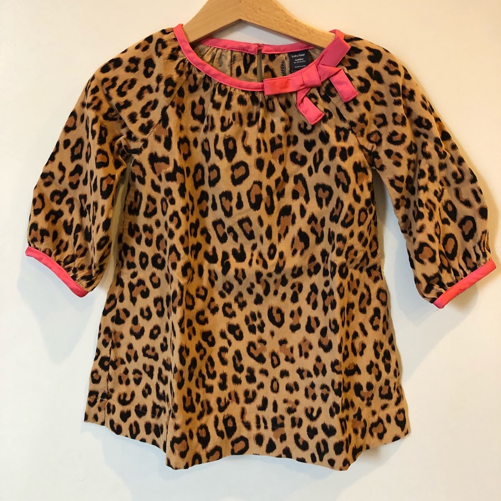 BabyGap 18-24 months leopard print dress